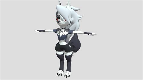 loona wolf 3d model.